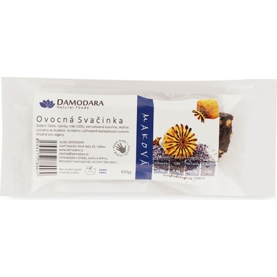 Damodara Ovocná svačinka maková 60 g