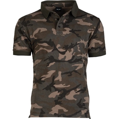 Polokošeľa Mil-Tec Prewash camo woodland