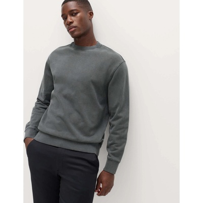 Marks & Spencer Боядисан съитшърт от чист памук Marks & Spencer сиво Marks & Spencer | Siv | МЪЖЕ | XXL REG