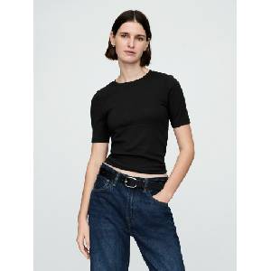 GAP Тениска с къс ръкав GAP GAP | Cheren | ЖЕНИ | XXS - zoot - 54,61 лв