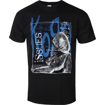 HYBRIS Мъжка тениска Korn - Issues Tracklist - Черна - HYBRIS - PS-1-KORN005-H56-11-BK