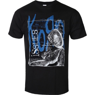 HYBRIS Мъжка тениска Korn - Issues Tracklist - Черна - HYBRIS - PS-1-KORN005-H56-11-BK