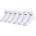 Nike Детски чорапи Nike 6-Pack Quarter Socks Infants - White