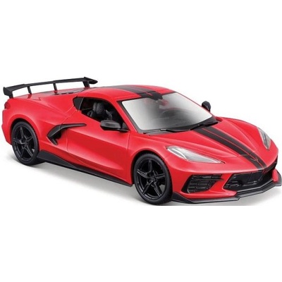 Maisto - 2020 Chevrolet Corvette Stingray Coupe, червен, 1: 24