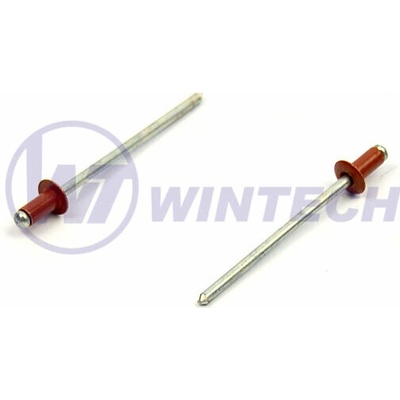 Nýt DIN 7337 Al/st 4,0 x 8 RAL 8004 Balení: 500 ks KEJSB40008H4K