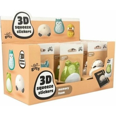 Gifty 3D sqeeze stickers mix 3