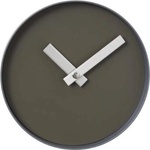 blomus Стенен часовник RIM, размер S - цвят Tarmac / Steel Gray (BLOMUS-65909) Будилник