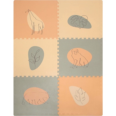 Hakuna Matte Hracia podložka Puzzle XXL Džungľa
