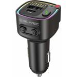 Blavec Блутут FM трансмитер и зарядно за кола за мобилни устройства - Blavec TR-02 Bluetooth FM Transmitter and Car Charger (TFMFTR02-B)