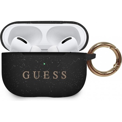 Guess Silikónový obal pre Apple AirPods Pro GUACAPSILGLBK