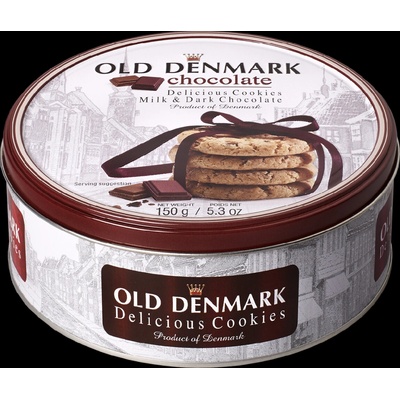 Jacobsens Bakery Máslové sušenky s kousky čokolády Old Denmark 150 g