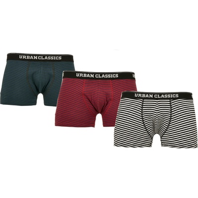 Urban Classics Три чифта боксерки urban classicsub-tb3844-02773 - Тъмночервен, размер xxl