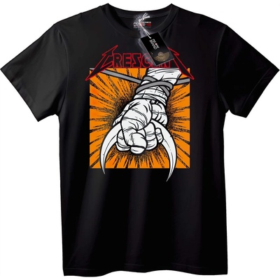 NOONEBRAND Тениска Нокът Юмрук - 2XL, Black