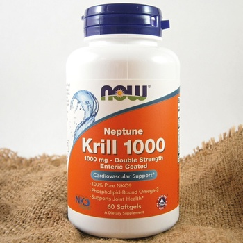 NOW Krill Oil Neptune olej z krilu 1000 mg,60 softgel kapsúl