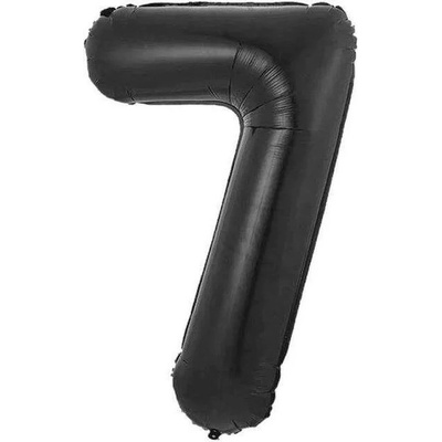 Godan Balónek fóliový číslice 7 černá 85cm