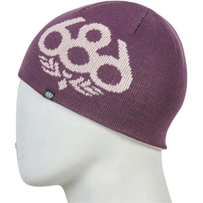 686 čiapka Glow Reversible Beanie Dusty Pink