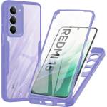Techsuit Калъф + протектор - Techsuit ColorVerse 360 Series - Xiaomi Redmi 15 4G / Redmi 15 5G - Лилав