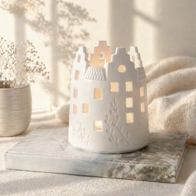 Majas Cottage Porcelánový svícen Jardin L