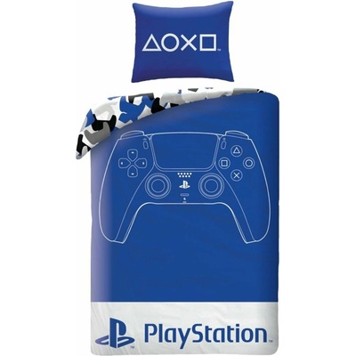 Halantex obliečky z mikrovlákna PlayStation zapínanie na zips 70x90 140x200