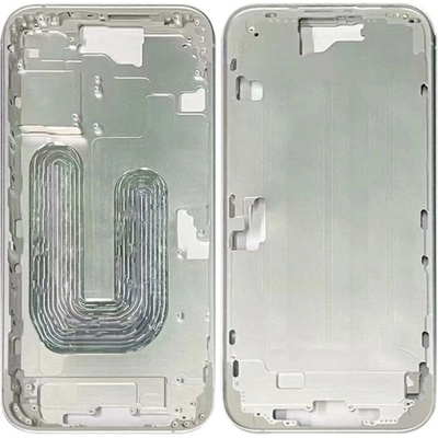 Apple iPhone 16 - Střední rám + Tlačítka zapínání + Hlasitosti (White), White