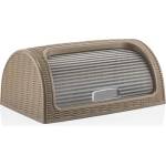 Horecano DUNYA-Кутия за хляб 41, 4x26, 9xh18, 1cm PVC РАТАН БEЖОВА (05330) (0151551)