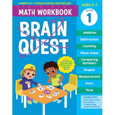 BRAIN QUEST MATH WORKBK 1ST GRADE