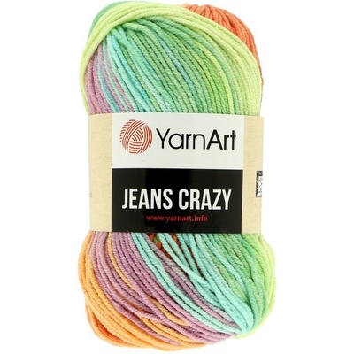 YarnArt Jeans Crazy 8202 dúhová