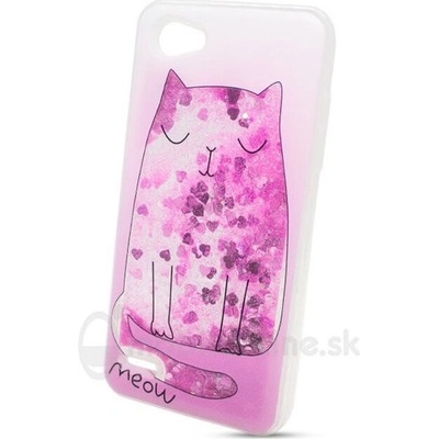 Púzdro Shimmer Design LG Q6 - mačka