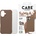 Panzer Гръб Care by PanzerGlass за iPhone 17, Fashionable Case Samba Espresso w. MagSafe