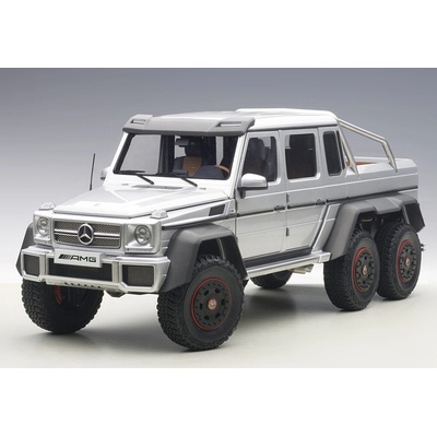 Mercedes-Benz G63 AMG 6×6 stříbrná AUTOart 1:18