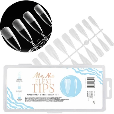 MOLLY Tipy na nechty Flexi Tips Molly Nails mandľové 240 ks