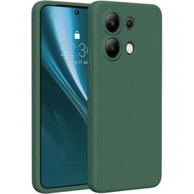 Mobi-Fon Силиконов кейс iPaky матиран, За Xiaomi Redmi Note 13 4G, Тъмнозелен (XMI-RN134G-001)