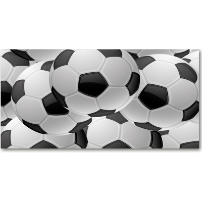 Foto obraz sklenený horizontálny futbal 100x50 cm