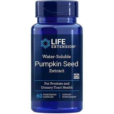 Life Extension Water-Solube Pumpkin Seed Extract, 60 веге капсули, Life Extension