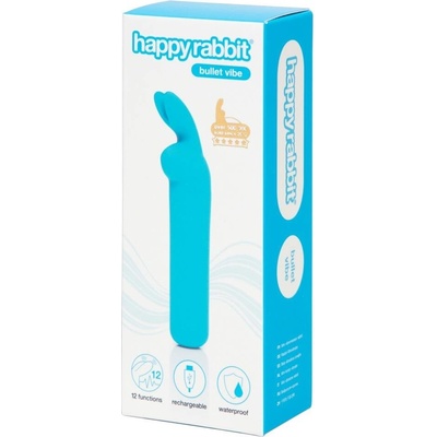Happyrabbit Bullet rechargeable bunny stick blue