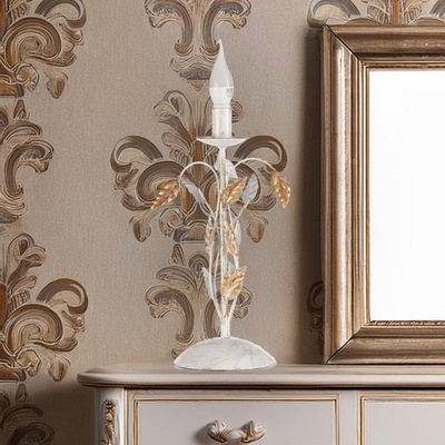 Onli - Настолна лампа COLLANA 1xE14/6W/230V 40 см бял (OL0427)