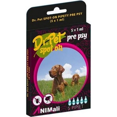 Dr.Pet Spot-on pipety 5 x 1 ml