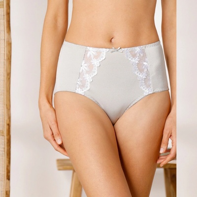 Sťahovacie nohavičky „Calenca“ zn. Confidence Lingerie® s efektom plochého brucha modrosivá