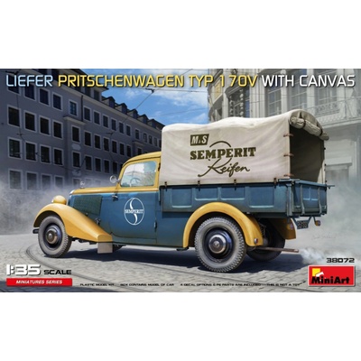 MiniArt Liefer Pritschenwagen Typ 170V w/ Canvas 1:35