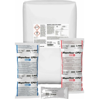 MAPEI Mapefloor CPU+/NZ polyuretán-cementová malta na priemyselné podlahy 4-6 mm 21.16 kg (zložka A 2 kg + zložka B 2.16 kg + zložka C 17 kg)