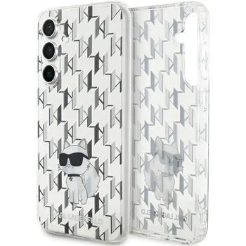 KARL LAGERFELD Кейс Karl Lagerfeld KLHCS23FEHNCMKLT за Samsung Galaxy S23 FE S711, прозрачен, твърд, Monogram Choupette (KF001925-0)