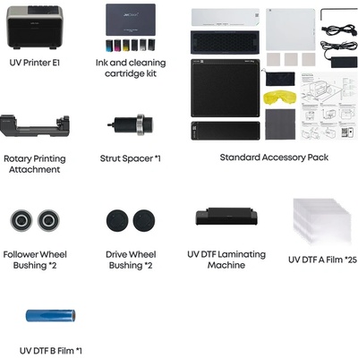 eufyMake 3D текстурен UV принтер eufyMake E1, 330x420mm / 1440 DPI - Delux Bundle