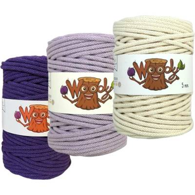 Woody Crafts 3x Woody 5 mm – sada Provence (100m)