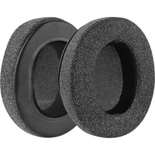 eses náušníky pro sluchátka Audio Technica ATHM50 M50X M50XBT M50RD PRO500mk2 ANC9 AD700X A500S M10 M20X M30X M40X Tmavě šedé textilní