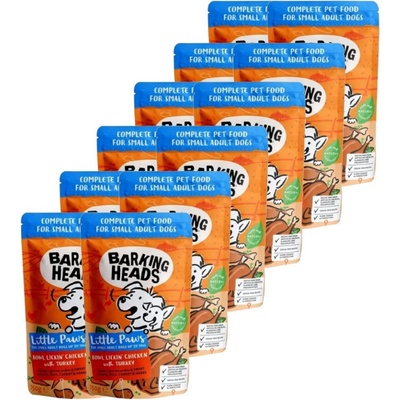 Barking Heads Little Paws Chicken & Turkey 12 x 150 g