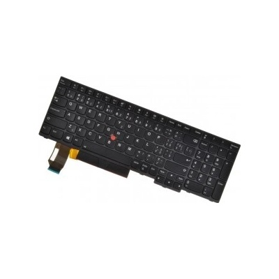 Lenovo ThinkPad L580 klávesnice na notebook CZ/SK Černá s rámečkem, Podsvícená, Trackpoint