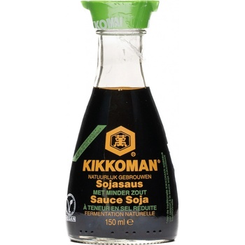 Kikkoman Sójová omáčka prírodná menej slaná 150 ml