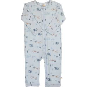 Joha Детско ежедневно термо бельо Joha Kid's Jumpsuit Everyday base layer - Light Blue - размер 90 (714-1918-0115)