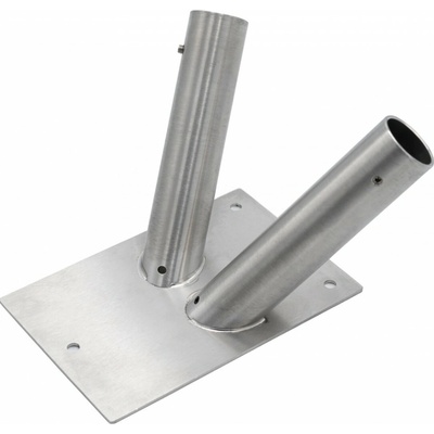 Fasádní držák na vlajku - nerezový - Dvouramenný – Zboží Dáma