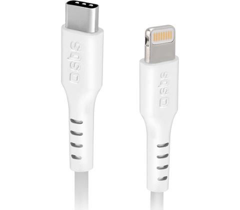 SBS TECABLELIGTC2W USB-C/Lightning, 2m, bílý